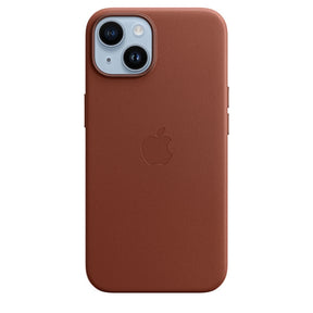 FUNDA DE CUERO APPLE CAPA IPHONE 14 CON MAGSAFE - UMBER