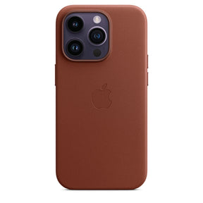 APPLE CAPA IPHONE 14 PRO LEATHER CASE WITH MAGSAFE - UMBER