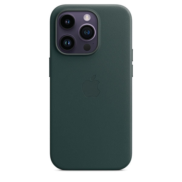 APPLE CAPA IPHONE 14 PRO MAX LEATHER CASE WITH MAGSAFE - FOREST GREEN