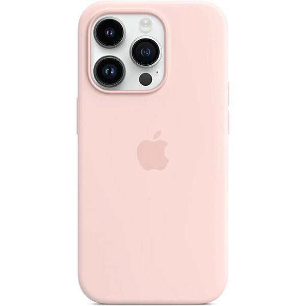 APPLE CAPA IPHONE 14 PRO SILICONE CASE WITH MAGSAFE - CHALK PINK