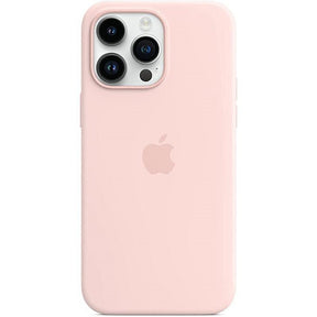 APPLE CAPA IPHONE 14 PRO MAX SILICONE CASE WITH MAGSAFE - CHALK PINK