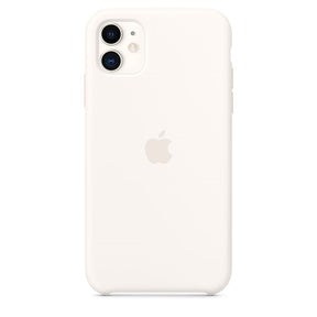 APPLE COVER IPHONE 11 6.1 SILICONE CASE - SOFT WHITE