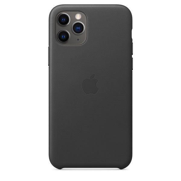 APPLE CAPA IPHONE 11 PRO 6.5 MAX LEATHER CASE - BLACK