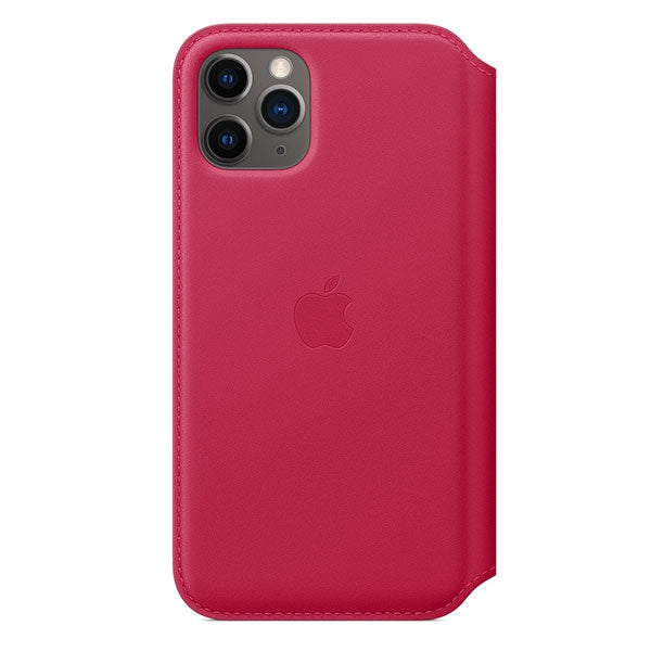 FUNDA APPLE IPHONE 11 PRO 5.8 CUERO FOLIO - FRAMBUESA