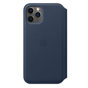 APPLE COVER IPHONE 11 PRO 5.8 LEATHER FOLIO - DEEP SEA BLUE