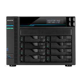 NAS ASUSTOR AS6508T LOCKERSTOR 8, 8-Bay ATOM C3538 4C - 8GB-10GbE/2.5GbE-USB, 3Y WTY