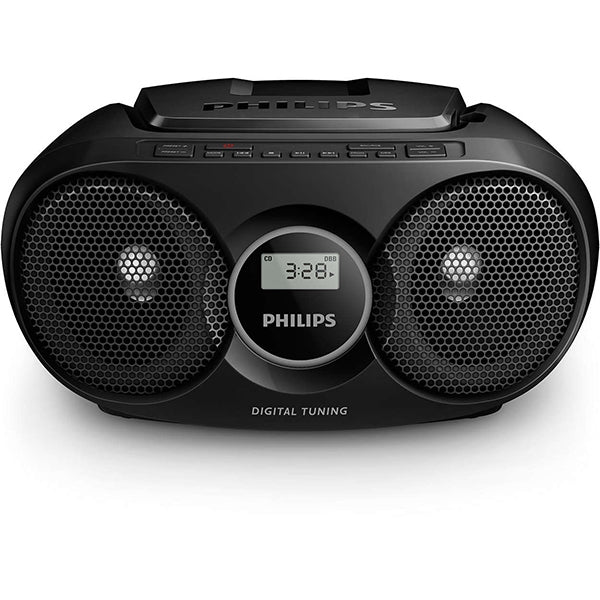 PHILIPS LEITOR AUDIO REPRODUCTOR CDS RADIO AZ215B/12 PRETO