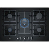 BOSCH GAS HOB 72CM HARD GLASS BLACK SERIE6