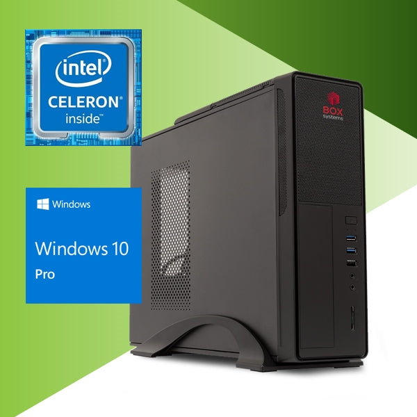 CAJA SYSTEMS ENTRY DESKTOP CELERON G6900 8GB 480GB SSD DVD W10P#PROMO#ULTIMA UNIDAD