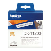 BROTHER LABELS FOR FOLDERS 17x87 MM