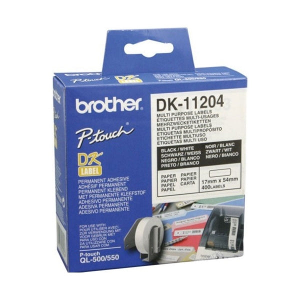 BROTHER MULTIPURPOSE LABELS 17x54 MM