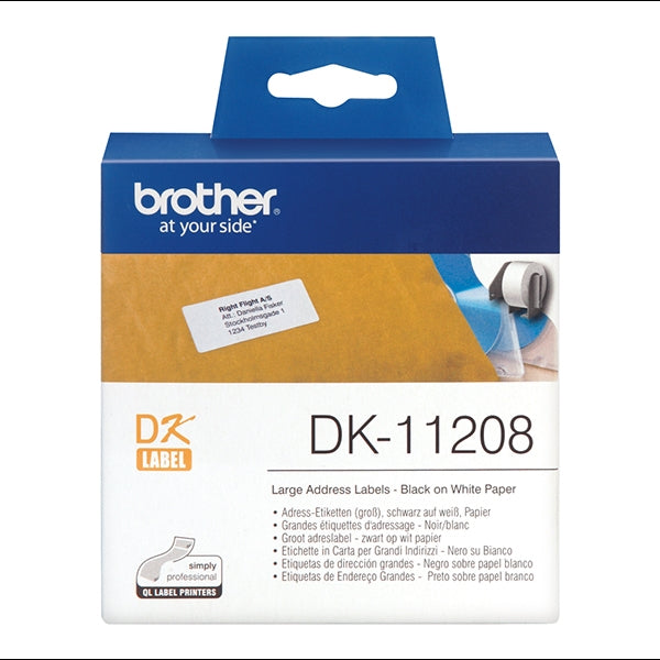 LARGE BROTHER ADDRESS LABELS 38x90 MM