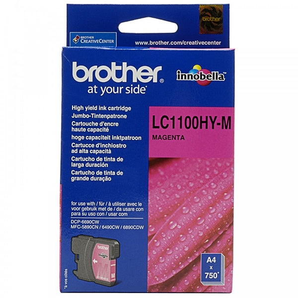 BROTHER MAGENTA INK LC1100 XL