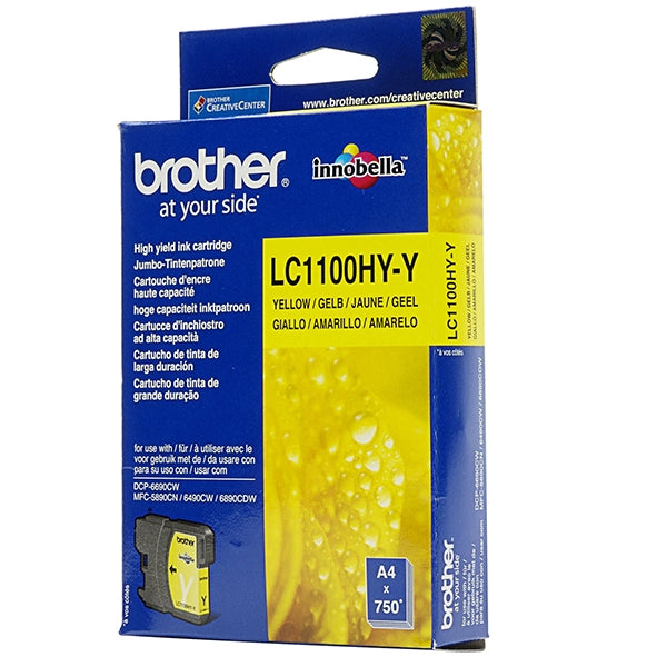 BROTHER YELLOW INK LC1100 XL