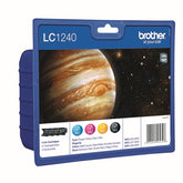 BROTHER CARTRIDGE PACK 4 COLORS LC1240