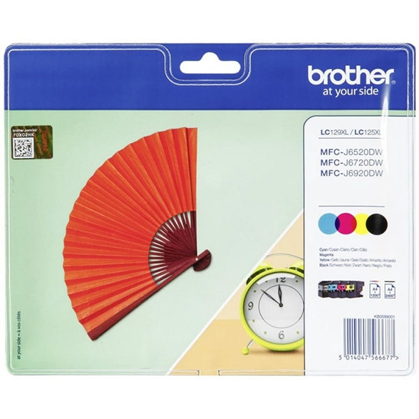 BROTHER CARTRIDGE PACK 4 COLORS LC129 XL