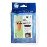 PACK TINTA BROTHER 4 COLORES LC3217VAL