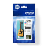 BROTHER TINTEIRO PACK 4 CORES LC421XLVAL ALTA CAP