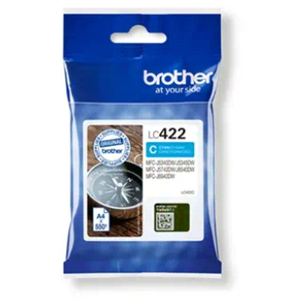 BROTHER TINTEIRO AZUL LC422