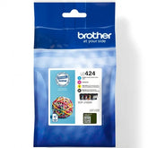 BROTHER TINTEIRO PACK 4 CORES LC-424