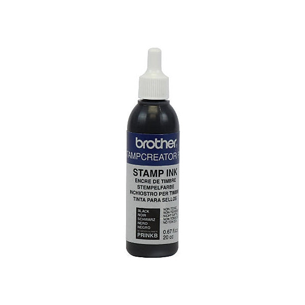 BROTHER BLACK INK REFILL FOR STAMPS (MOQ 12 UNI) 20cc