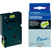 BROTHER LAMINATED TAPE 12MM BLACK/YELLOW