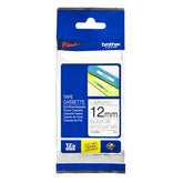 CINTA BROTHER 12MM NEGRO/TRANSPARENTE LAMINADO MATE