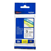 BROTHER TAPE 8MM WHITE/BLACK SUPER ADHESIVE