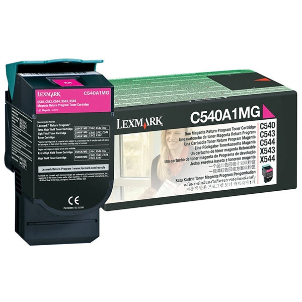 TONER LEXMARK MAGENTA CON RETORNO 1K