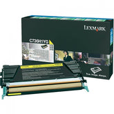 LEXMARK YELLOW TONER HIGH. C/RET C736/X736/738 ​​10K