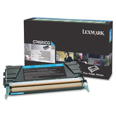 LEXMARK TONER BLUE RETURN PROG (C74X) 7K