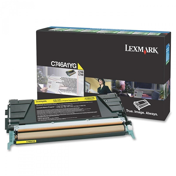 TONER LEXMARK AMARILLO RETORNO PROG (C74X) 7K