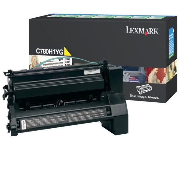 LEXMARK YELLOW TONER C78X ALT CAP W/ RET 10K