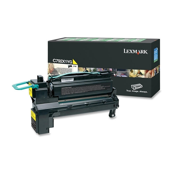 TONER LEXMARK AMARILLO C792 CON RETORNO 20K