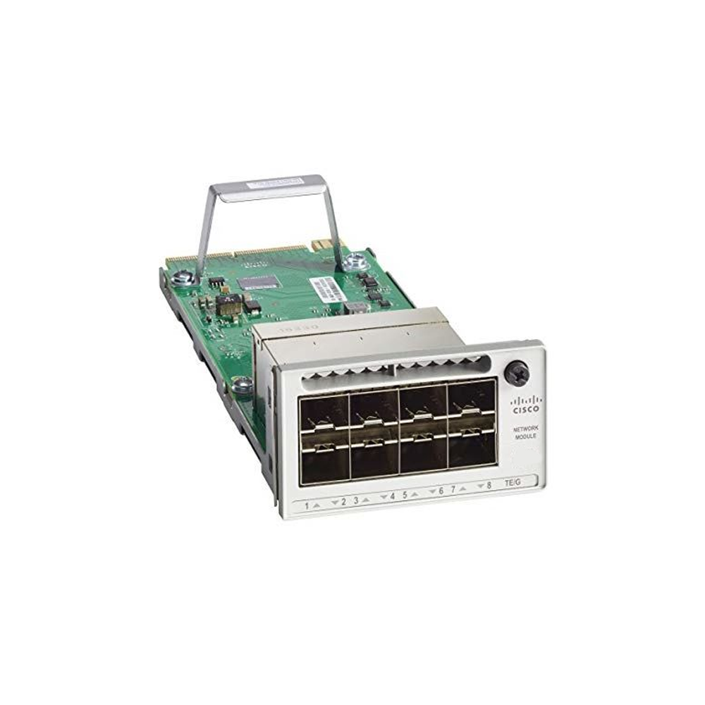 Cisco Catalyst 9300 Series Network Module - Módulo de expansão - 100M/1G/2.5G/5G/10 Gigabit Ethernet x 8 (C9300X-NM-8M=)