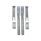 Cisco Four-Point Rack Mounting Kit - Kit de montagem do bastidor - para Nexus 9504, 9504 Chassis Bundle, 9508, 9508 Chassis Bundle, 9516 (C9500-4PT-KIT=)