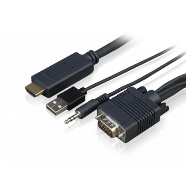 CABLE CONVERSOR SONY 1M VGA A HDMI CON ALIMENTACION USB