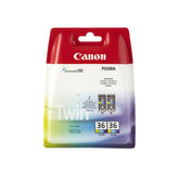 CANON TINTEIRO CLI-36 INK CARTRIDGE COLOUR 2 PACK