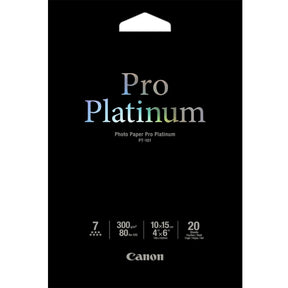 CANON PAPER PHOTO PLATINUM PT101 20 FLS