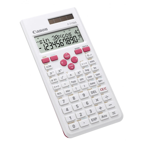 CANON SCIENTIFIC CALCULATOR F-715SG WHITE &amp; MAGENTA EMEA DBL