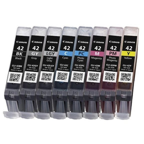 MULTIPACK DE TINTA CANON BK/GY/C/LG/Y/PC/PM CLI-42