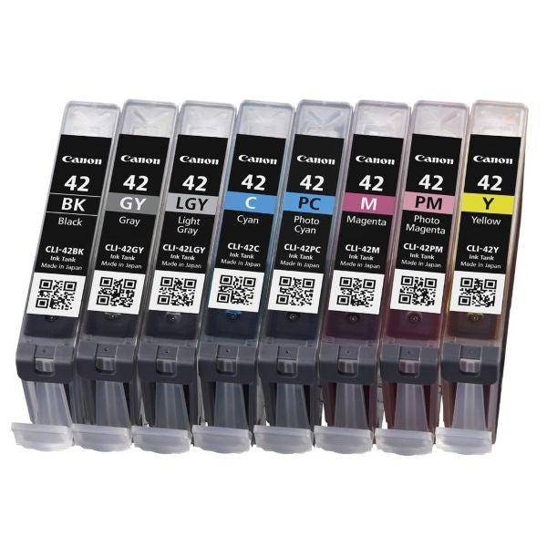 CANON INK MULTIPACK BK/GY/C/LG/Y/PC/PM CLI-42