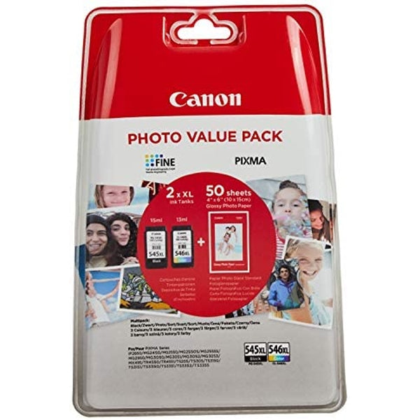 CANON INK MULTIPACK PG-545XL/CL546XL