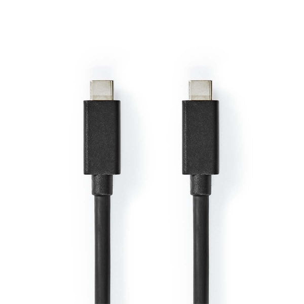 NEDIS CABLE USB 3.2 USB-C MALE / MALE 20Gbps 100W 2.0M BLACK