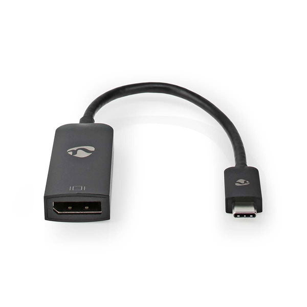ADAPTADOR NEDIS USB-C 3.2 MACHO / SALIDA DISPLAYPORT HEMBRA 0.20 M NEGRO