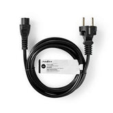 NEDIS POWER CABLE C5 FOR SCHUKO IEC-320-C13 | IEC-320-C14 2.0 M #CAMPAN