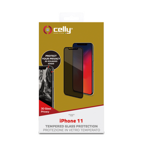 CELLY PROT. PANTALLA IPHONE 11 BLACK