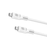 CABLE USB-C USB-C PD 60W BLANCO
