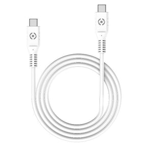 CABLE USB-C USB-C PD 60W BLANCO