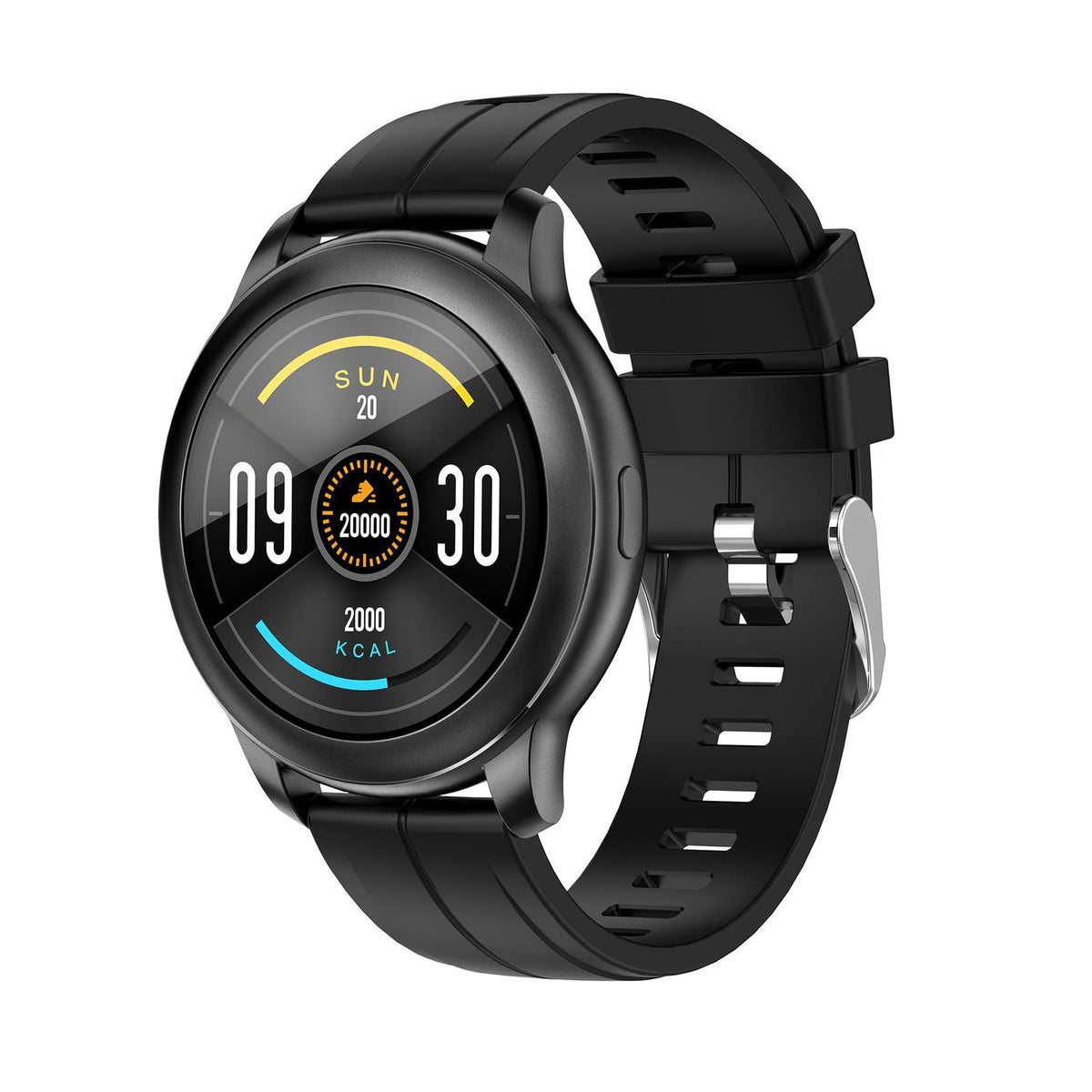 ENTRENADOR SMARTWATCH REDONDO BK